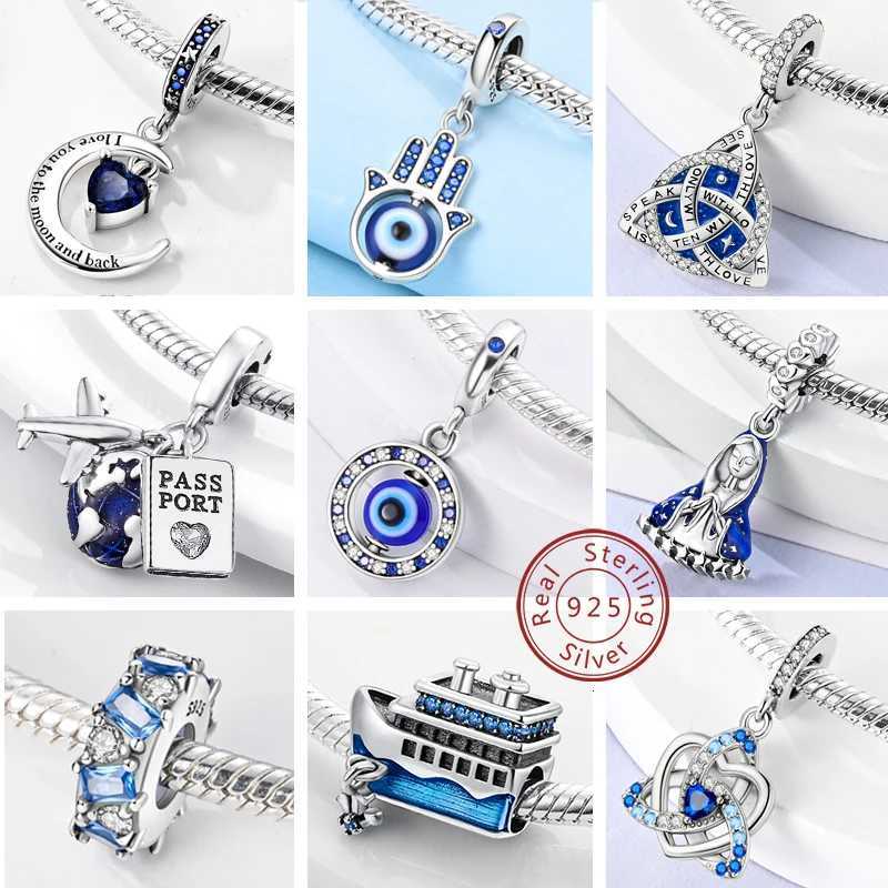 Charm Hot Ss 925 Sier Charms Beads Fit Pendant Charm Bracelet Dangle for Wen DIY Fine Jewelry Making Y251212