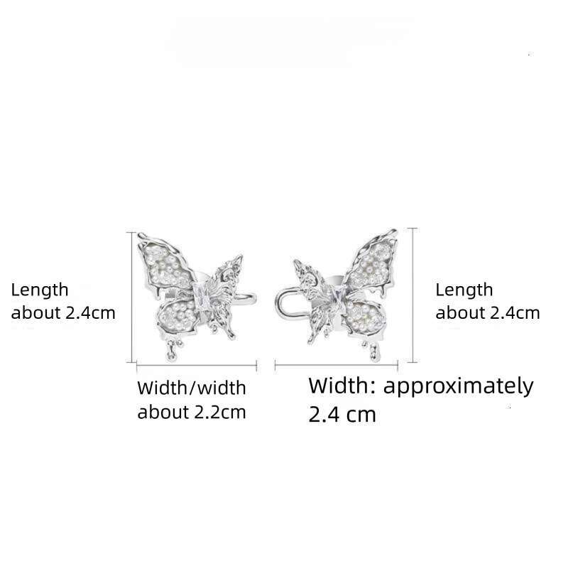 DHcollections High-end Pearl Butterfly Buckle Wholesale Cool Fashion Versatile Magic Pants Waist Tightening Button