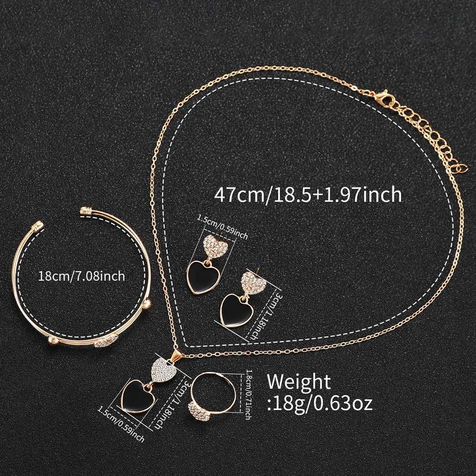 6PCS/Set Women Flower Rhinestone Dial Wristwatch Ladies Fashion Leather Strap Watch With Heart Diamond Jewelry SetWithout Box Y251212