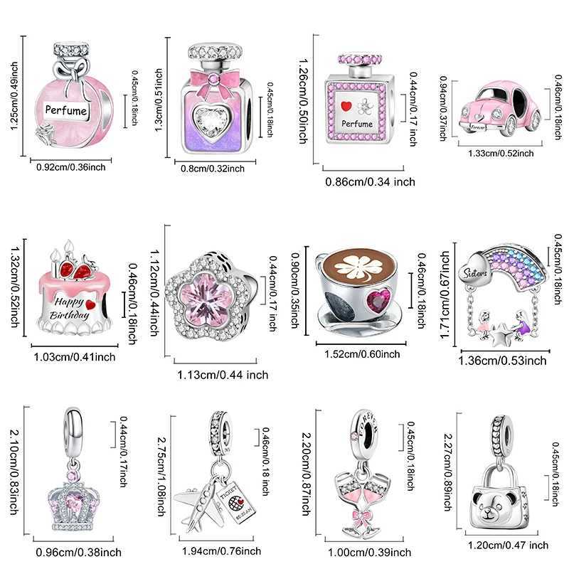 925 Sterling Sier Crown Per Charms Beads Fit Diy Bracelet Necklace Making Gift Of High Quty Jewelry For Wens Y251212