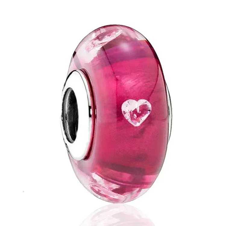 2025classic 925 Sterling Sier Colo wer Cosmic Murano Charms Beads Fit DIY Bracelet Wen Jewelry Gift Y251212