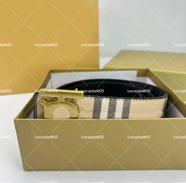 Designer Belt For Men And Women belts Luxury Ceinture Luxe Silver Buckles Striped Double Sided Casual Style Papercut Width 3.8cm high quality