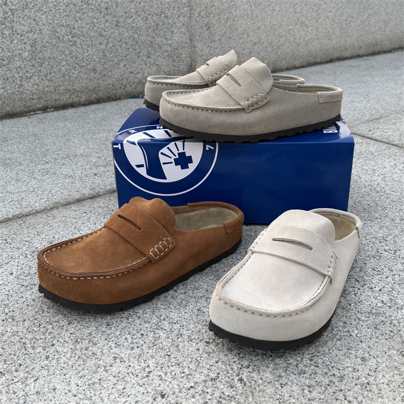 Designer Slippers Wrapped Clogs loafers Naples Sandals Clog Cork Flat Fashion Winter Summer Casaul Shoes Leather Slide Beach Women Men Size 35-46