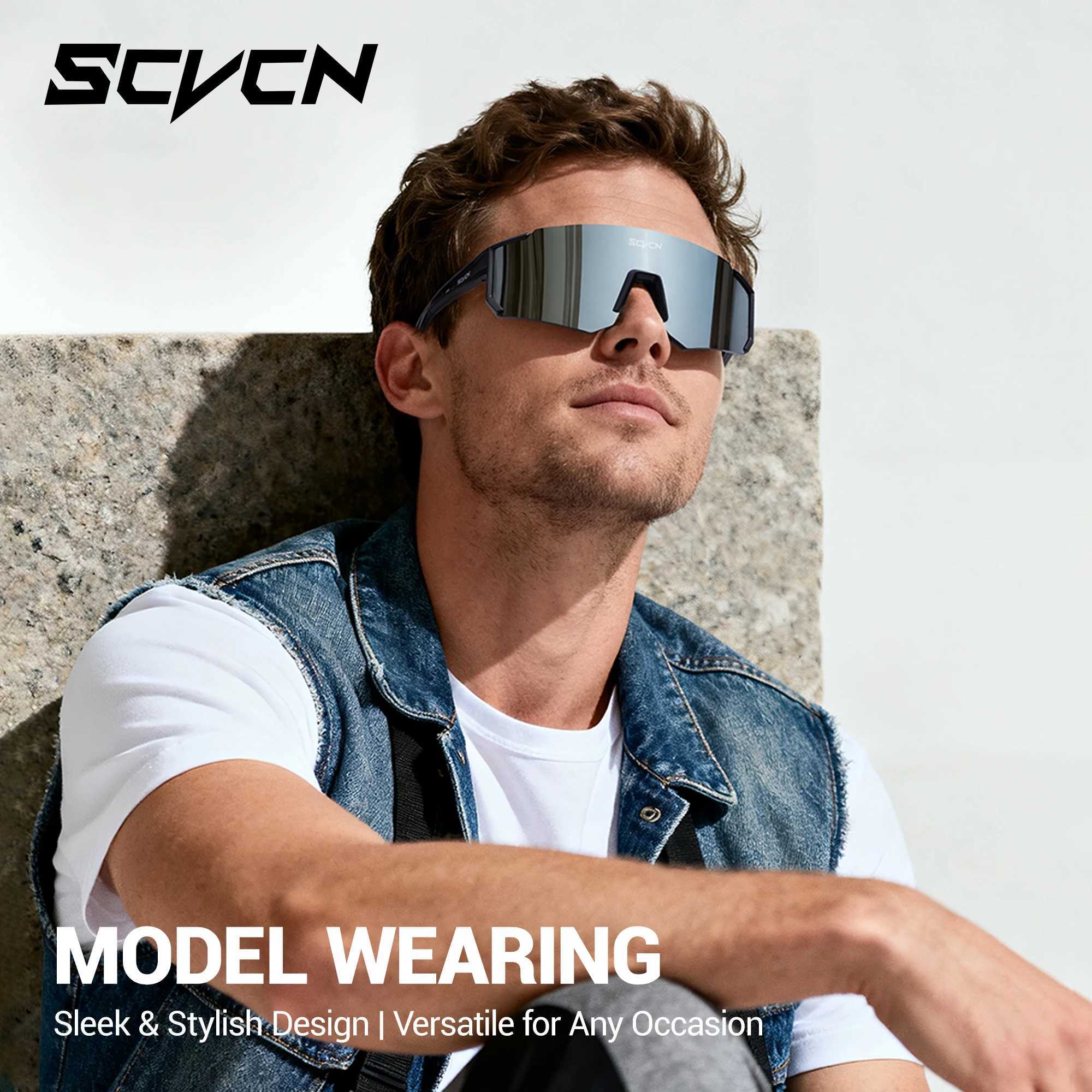 SCVCN Bike Cycling Glasses Fashion Bicycle Accessories Golf Eyepieces camping Sunglasses UV400 Outdoor Sports Driving Equipment G251212
