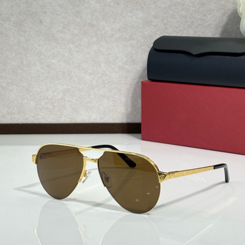 New Carter CT0386S Sunglasses TOP Quality Designer Sunglasses Fashion Retro Pilot Metal Frame UV400 Luxury Classic Eyeglassss With Original Box Size 60-15-140