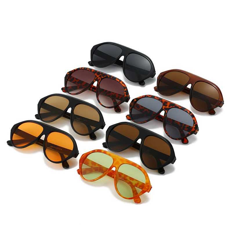 2024 New Fashion Oval Luxury Brand Cycling Sunglasses for Women Men Retro Oversized Sun Glasses Trending UV400 Eyeglasses G251212