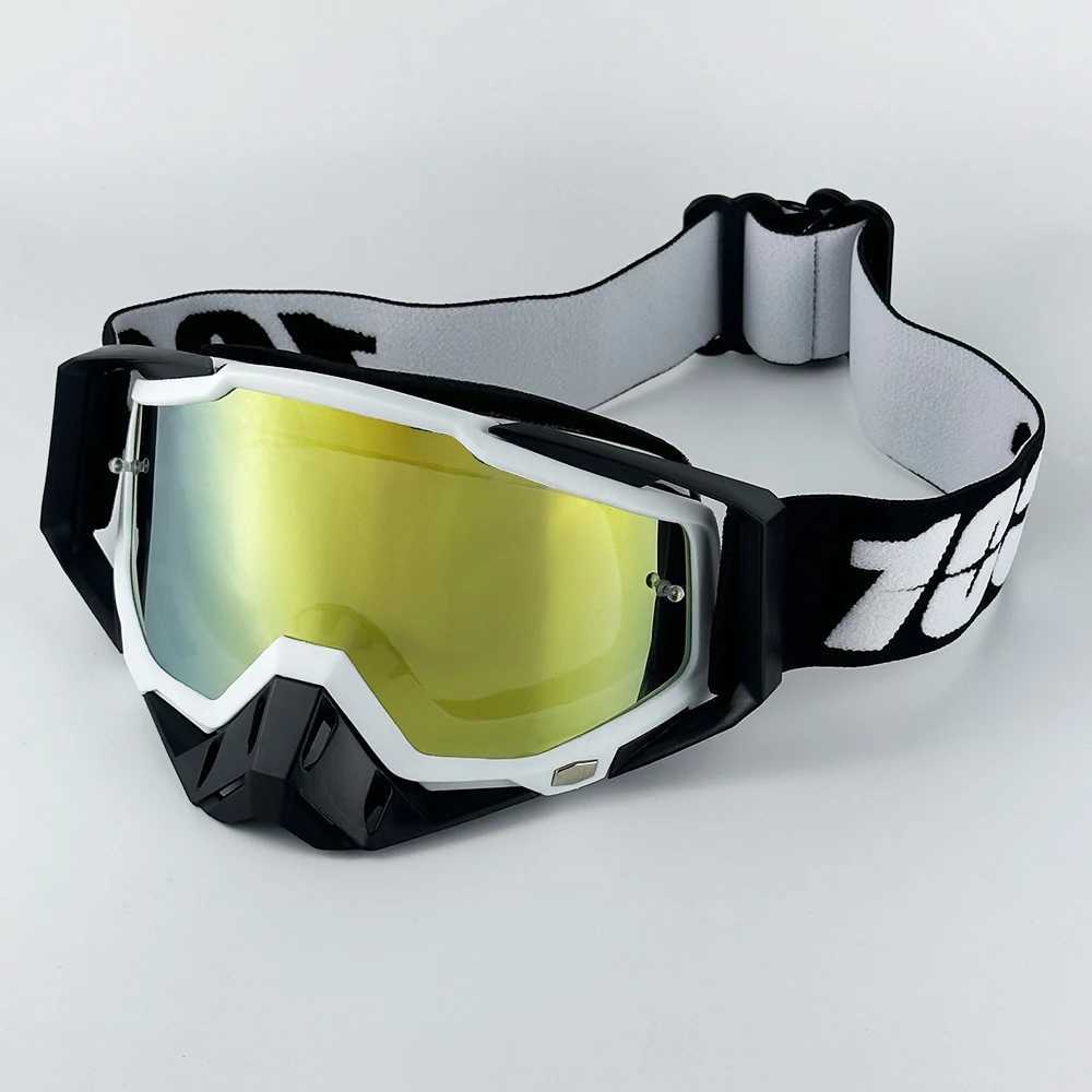 100 Motorcycle Goggles Off Road Motocross Glasses ATV MX Dirt Bike Eyewear Anti-Sand Windproof Helmet Riding Gafas Mask G251212