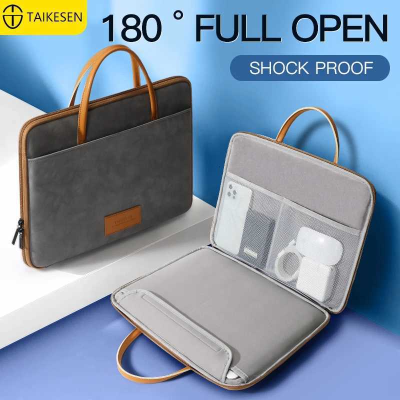 Laptop Bag Sleeve Case 133 156 14 16inch Shoulder Notebook For Macbook Air Pro M1 M2 Lenovo HP Dell Huawei handbag BriefcaseT251212