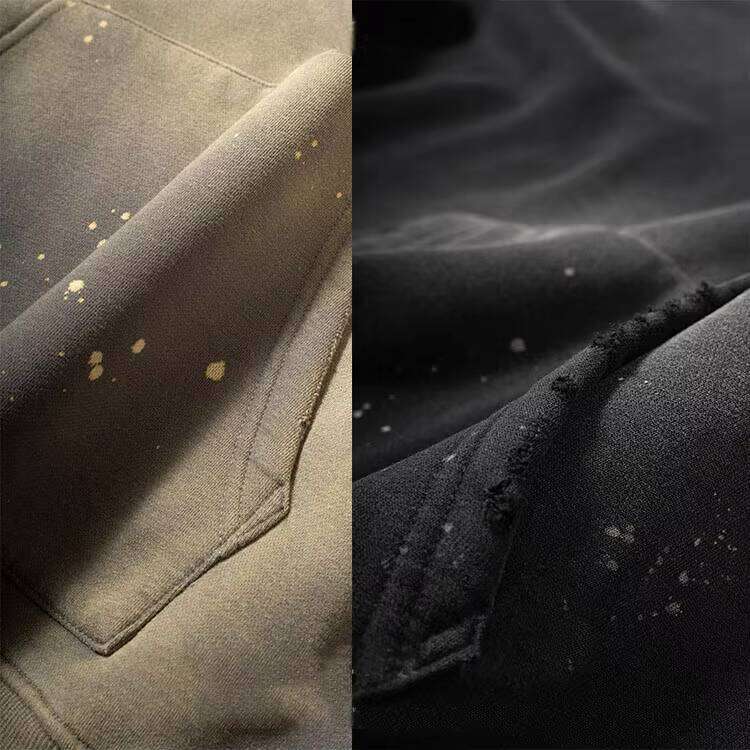 High Quality Plain Oversized Unisex Hoodie Custom Fleece Cotton Sweatshirts 3D Puff Printing Pullover Men's Monkey Wash Hoodies