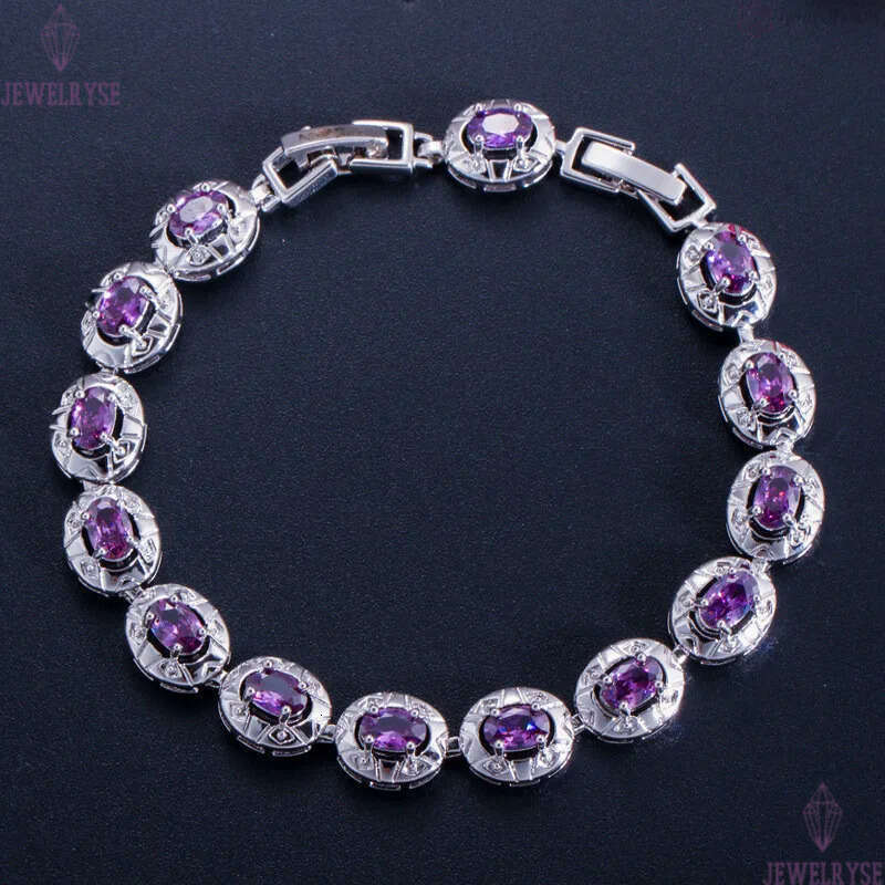 fashion luxury designer bracelets for woman 6 colors AAA cubic zirconia charm bracelet white purple pink green crystal bangles jewelry girls womens gi