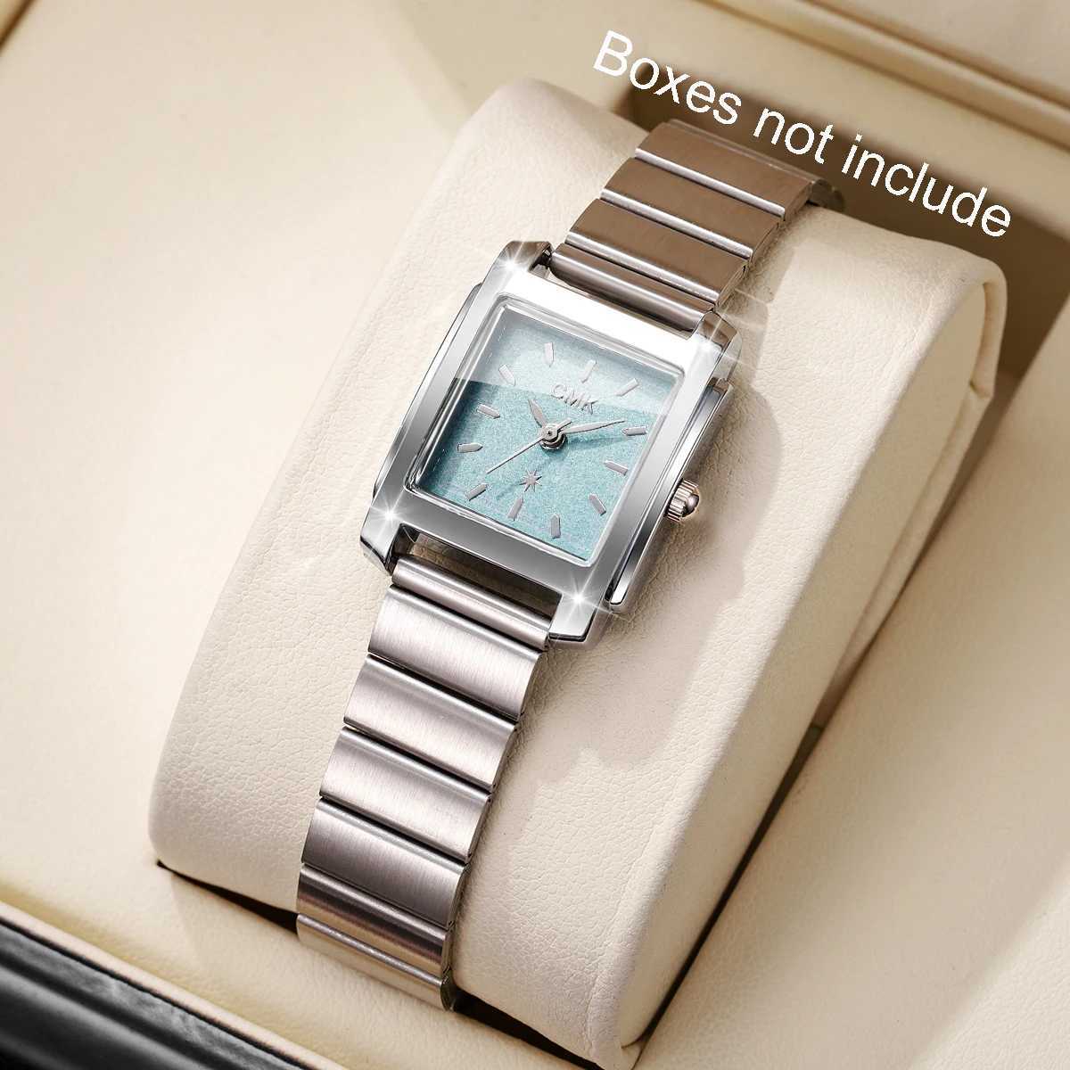 Fashion Square Dial Women Watches Ultra-thin Band Ladies Quartz Wristwatch Reloj Mujer Girls Clock GiftWithout Box Y251212