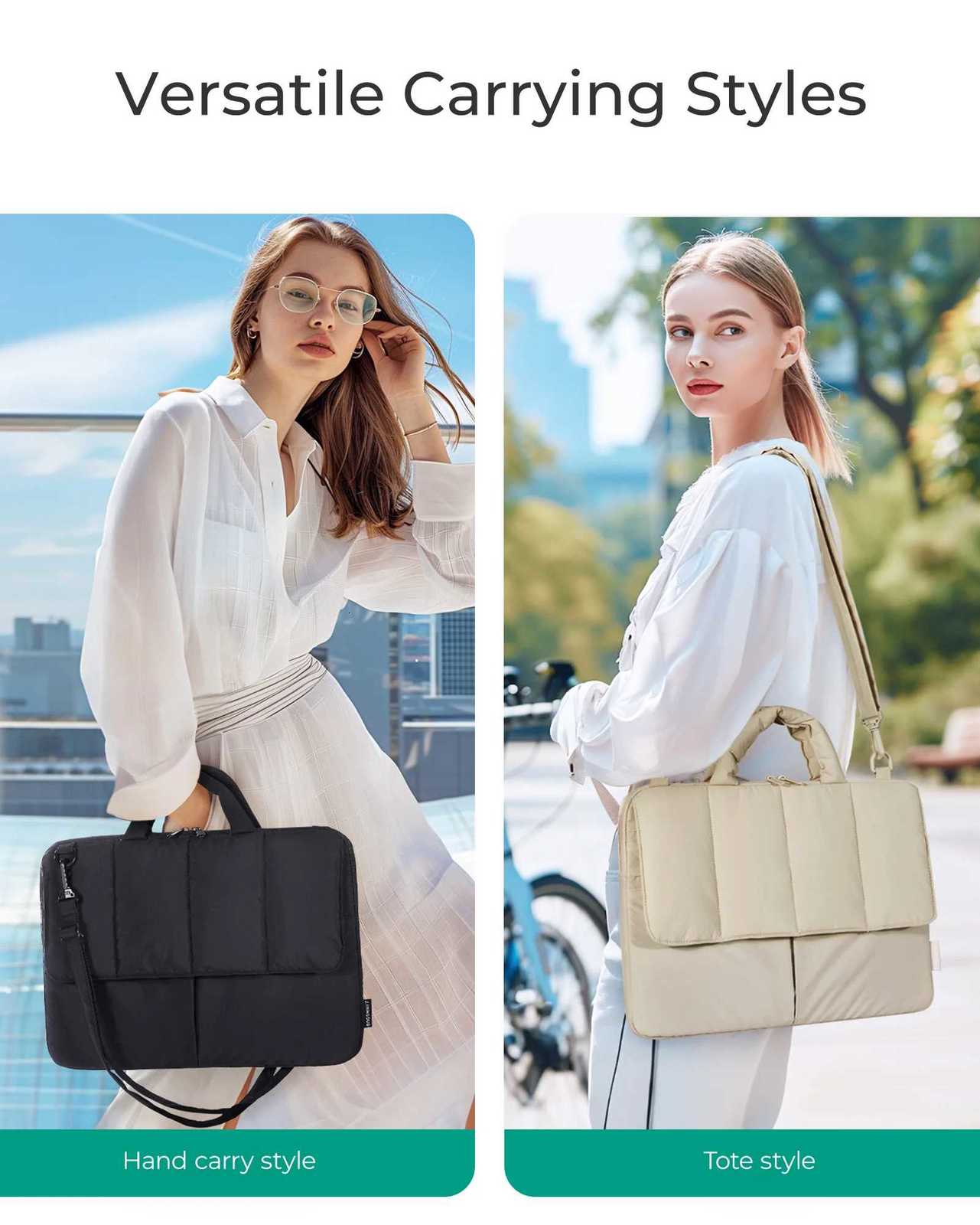 BAGSMART 156 Inch Laptop bag for MacBook Air/Pro Shockproof Water Resistant Notebook Pouch Laptop Cover Sleeve CompatibleT251212