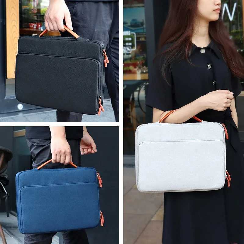 Laptop Bag for MacBook Air 15 2025 A3241 Case M3 Air/Pro 133 14 16 Inch Waterproof Fabric Handbag for MacBook Air 13 M4 A3240T251212