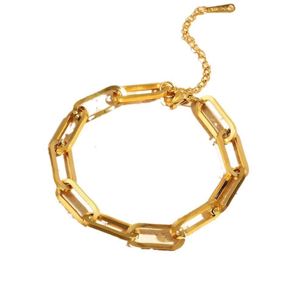 Bracelet for Women Designer Luxury 2026 New Fashion Thick Chain Titanium Steel Bracelet Women Niche Exquisite High-end Accessories Jewelry