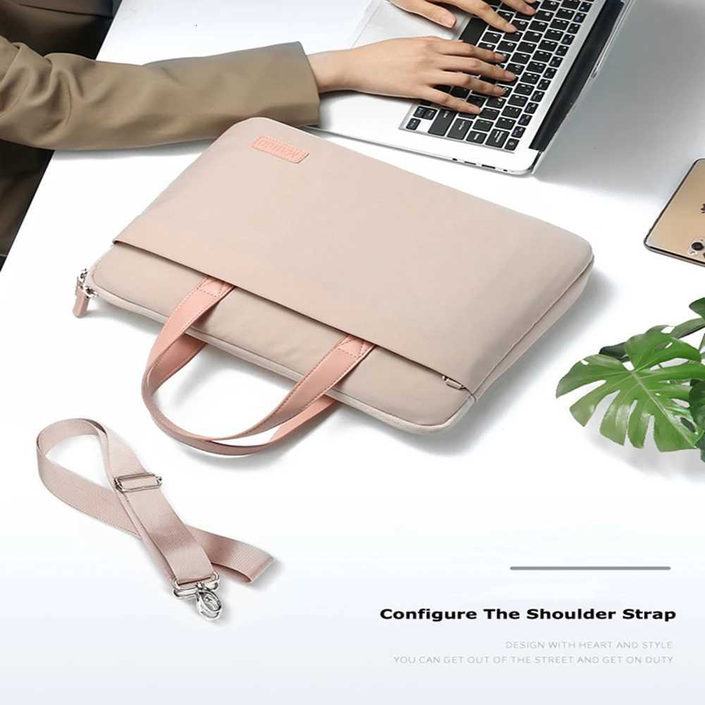 Laptop Sleeve Bag For Macbook Air Pro 16 Xiaomi Huawei 133 14 156 Inch Women Men Portable Bag Notebook Waterproof Laptop CaseT251212
