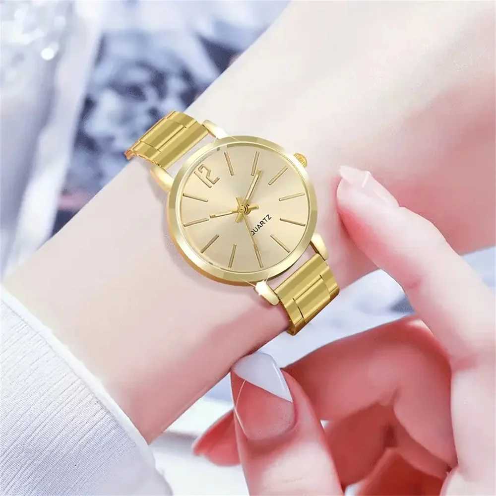 4 pieces of fashionable business casual perfect classic luxury couple teenagers style quartz watch minimalist bracelet suit best Y251212