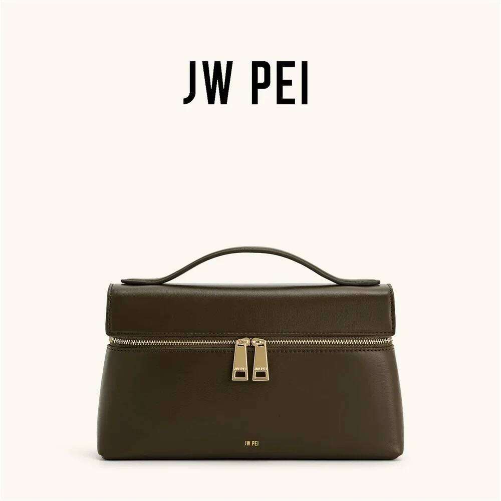 JW PEI spring, lunchbox shoulder crossbody new ladies handbag commuter fashion genuine leather bag female ,top handles