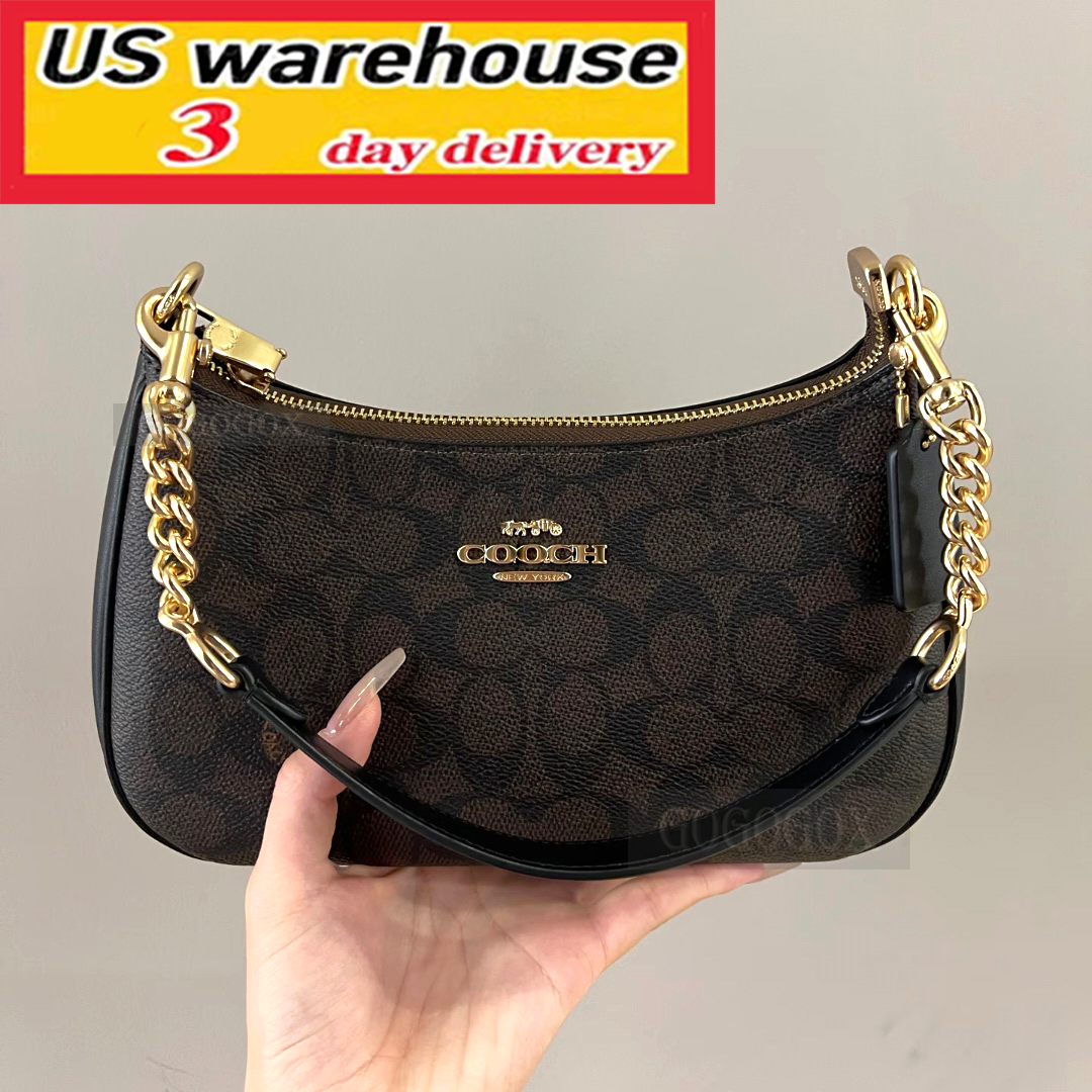 10A teri shoulder bag coacher shoulder bag tabby extended chain designer bag handbag city cowboy capacity Women handle Travel Beach Shopping tote bags crossbody bag