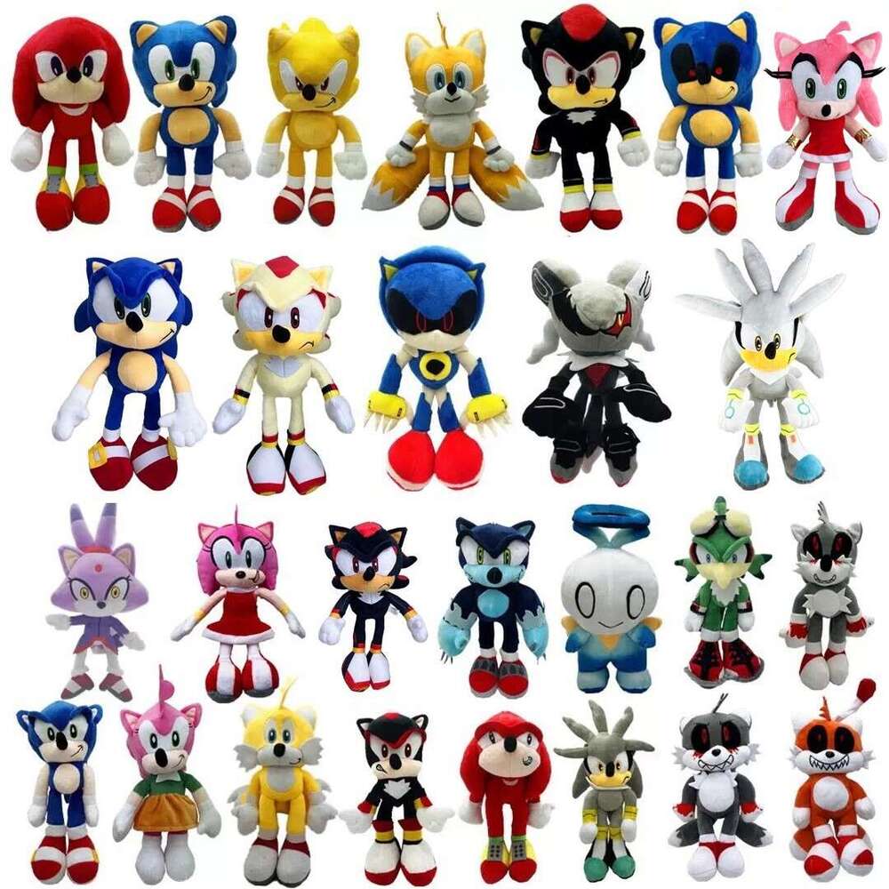 Plush Toy Cross-Border Hot-Selling Q Version Backpack Sonic Shart Tars