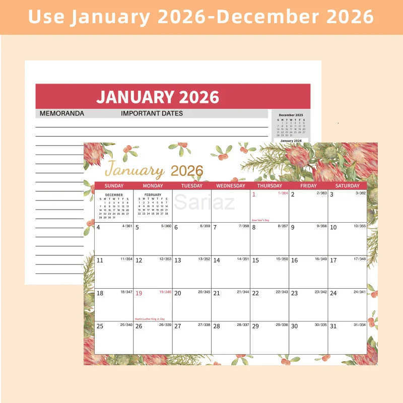 Sanrio 2026 Desk Calendar Office Table Decor Daily Plan Self Discipline Check In Creative Stylish Practical Functional Elegant Unique H251212