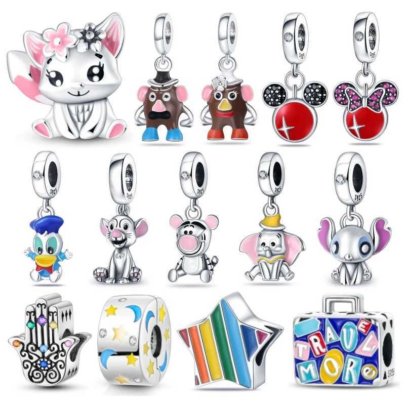 High Quty 925 Sterling Sier Cute Cartoon Doll Series Pendant Beads Suitable For DIY Ladies Jewelry Classic Gift Y251212