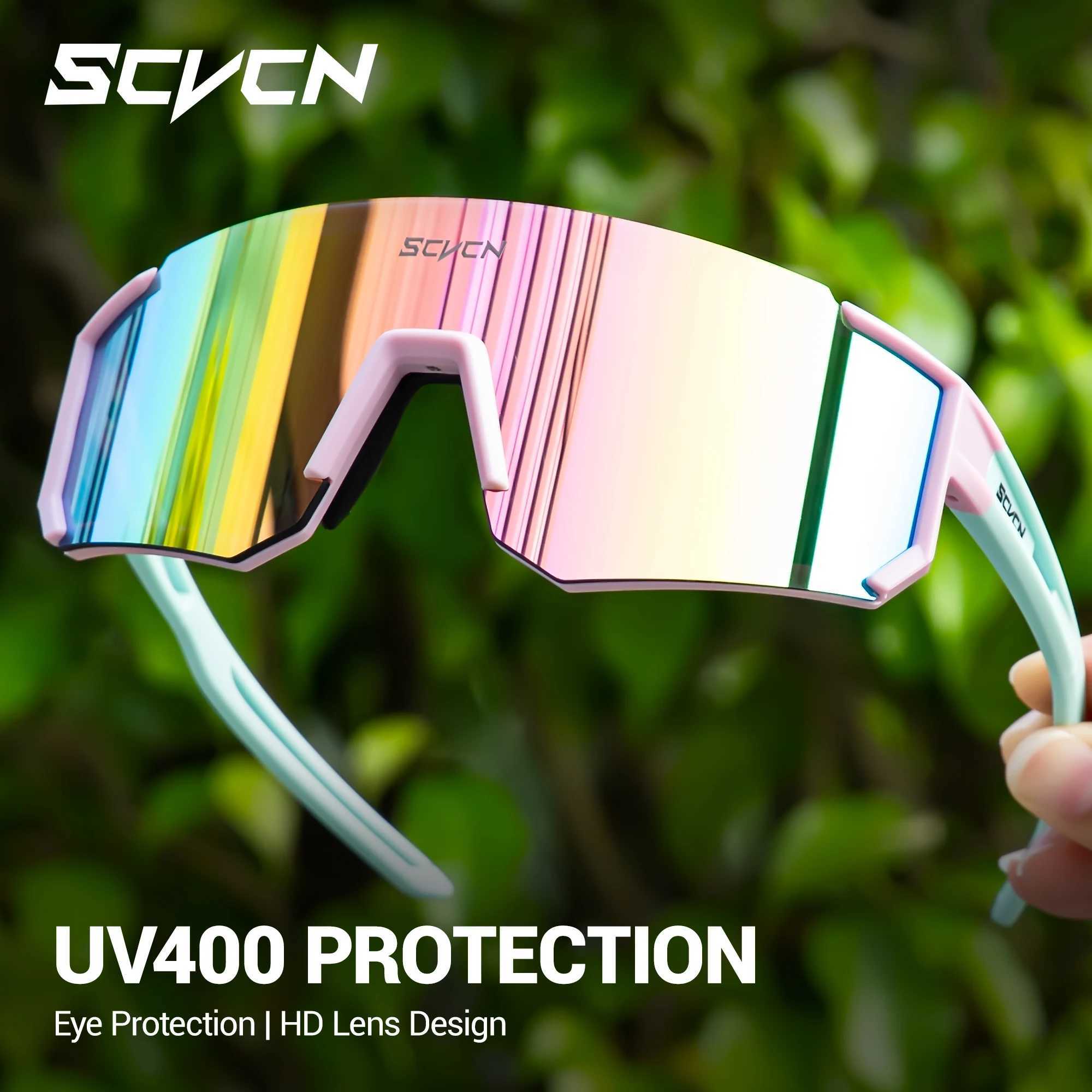 SCVCN Bike Cycling Glasses Fashion Bicycle Accessories Golf Eyepieces camping Sunglasses UV400 Outdoor Sports Driving Equipment G251212