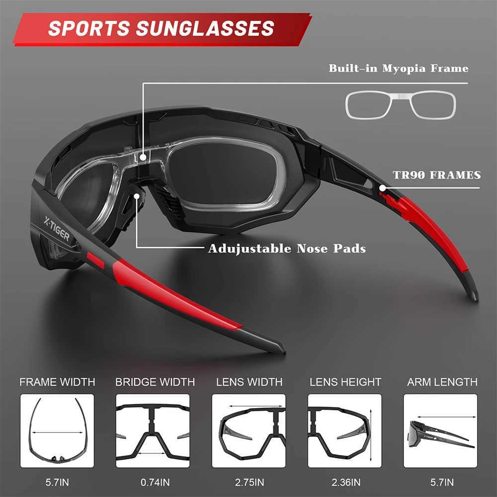 X-TIGER JPC Polarized Sunglasses Cycling Glasses UV400 Men Women Outdoor Sports Road MTB Bike Bicycle Riding Goggles New G251212