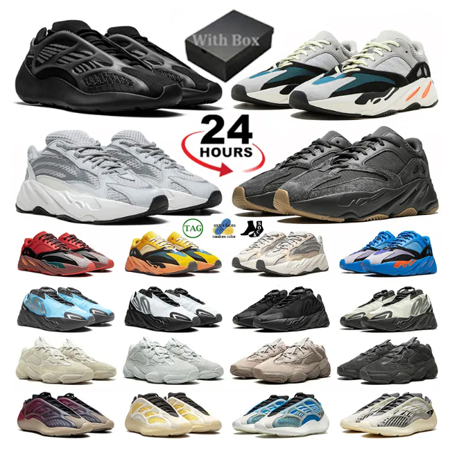 Designer Shoes 700 sneakers designer running shoes YZ shoe men women Triple Black Mauve Fade Carbon chaussure Cream Stone outdoor sports trainers