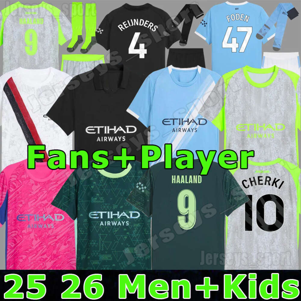 5XL 25 26 HAALAND soccer jerseys DE BRUYNE GREALISH KOVACIC FODEN FERRAN Fans Player Version RODRIGO VITOR REIS KHUSANOV 2024 2025 football shirt uniforms men kids