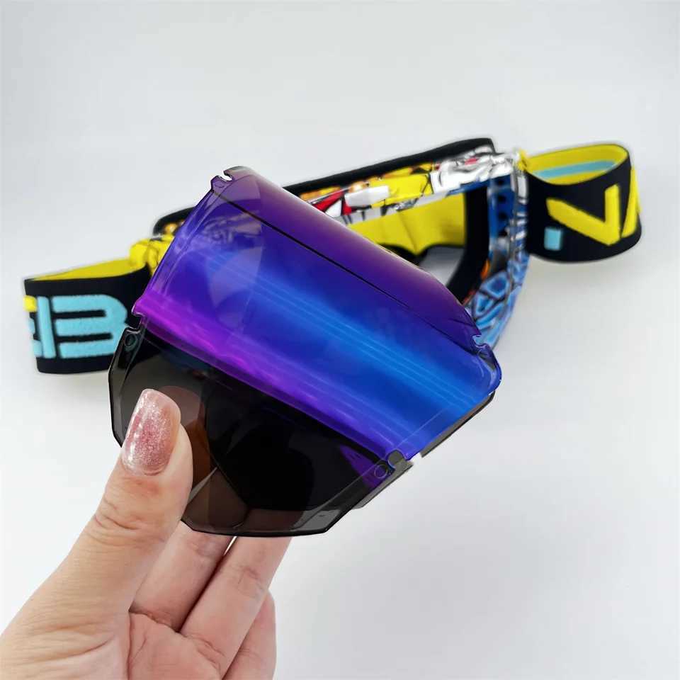 New 2025 Motorcycle Glasses Motocross Goggles Helmet MX Moto Dirt Bike ATV Ski Outdoor Sports Glass Scooter Googles Mask Cycling G251212