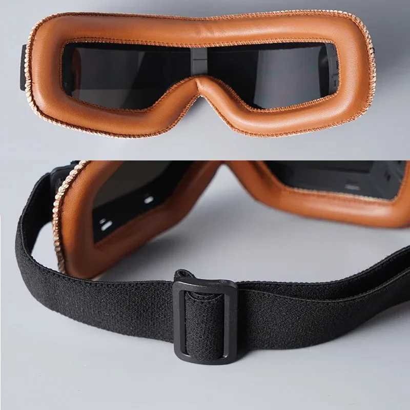 Retro Glasses Motorcycle goggles Metal Goggles Motorcycle Fit Protection Biking and Outdoor Adventures European Vintage Design G251212