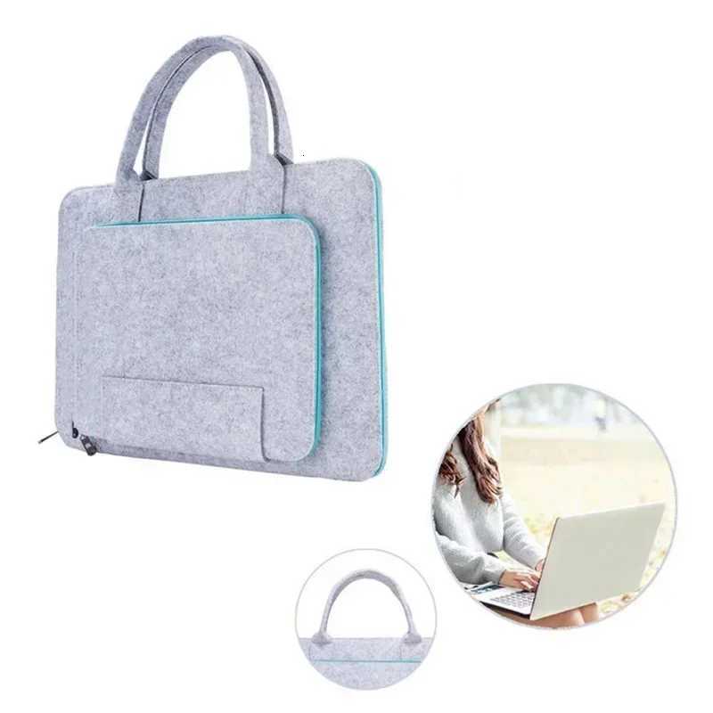 11/13/156/17 Inch Laptop Bag Felt Laptop Sleeve Notebook Computer Case Carrying Bag Pouch with Handle for Asus / LenovoT251212