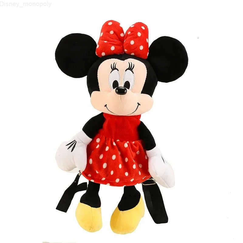 Disney New Student Childrens Backpack Cartoon Cute Mickey and Minnie Backpack Mobile Phone Bag Childrens Gift H251212