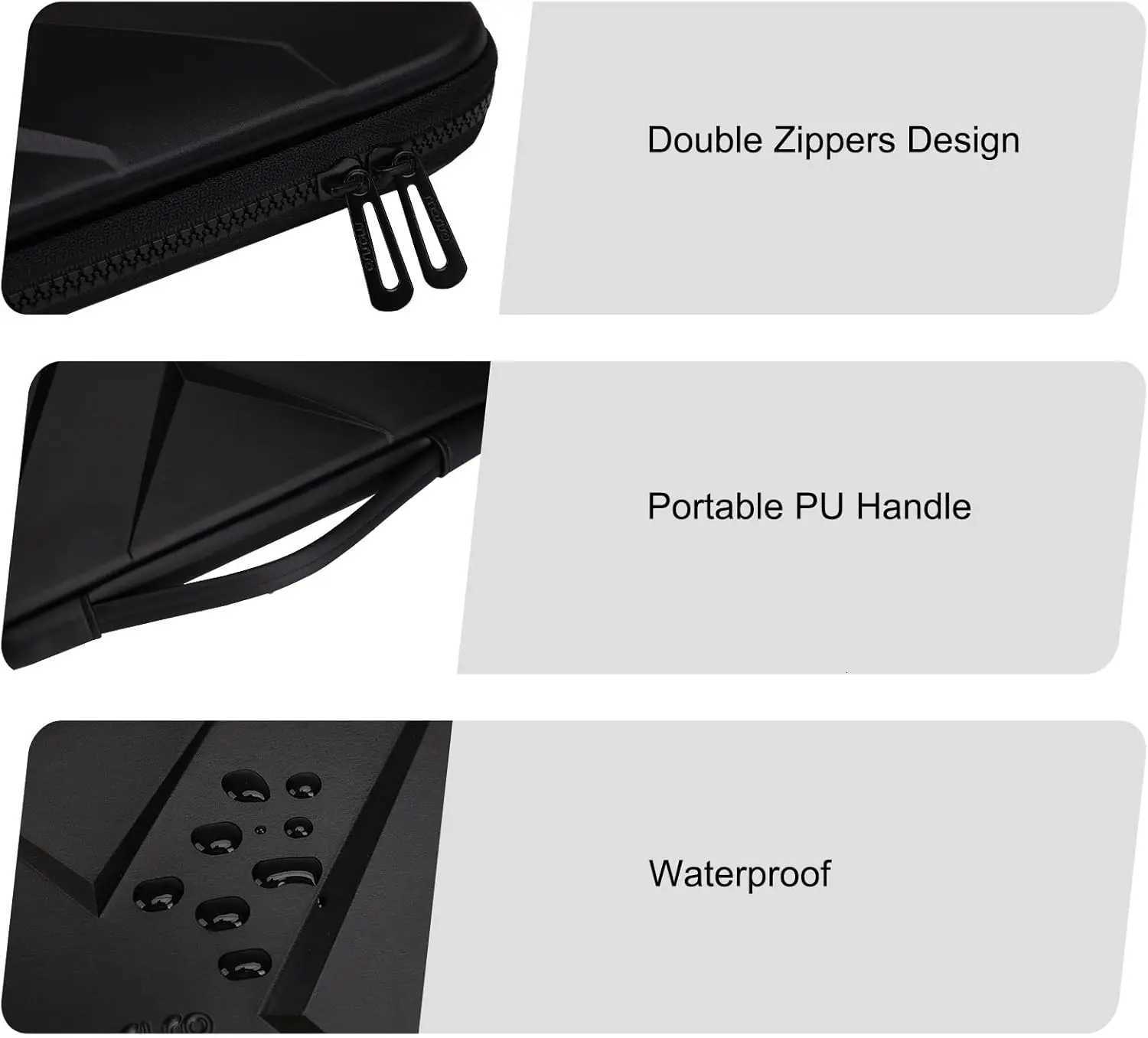 Laptop Shoulder Bag for 2025 Macbook Air Pro M1 M2 M3 M4 13 14 15 16 inch HP Dell Lenovo Asus Notebook EVA Computer Sleeve CaseT251212