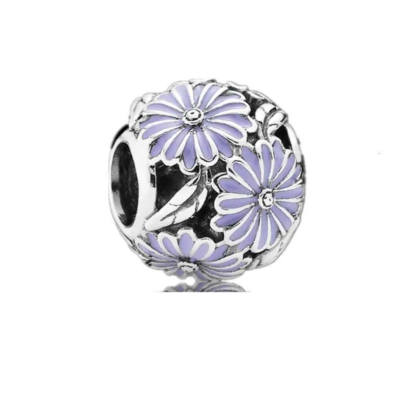 Hot S Fashion Wen Bead Rose in BloSparkling Round Charm Fit 925 Sterling Sier Bracelet DIY Jewelry Y251212