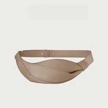 2025 New French-style Smooth Cowhide Crossbody Bag Fiable Horn Bag Y251211