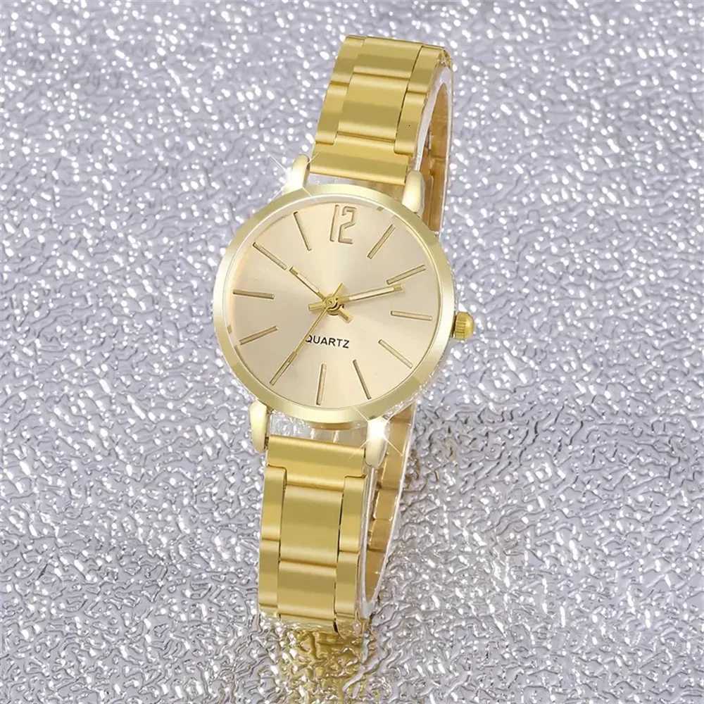 4 pieces of fashionable business casual perfect classic luxury couple teenagers style quartz watch minimalist bracelet suit best Y251212