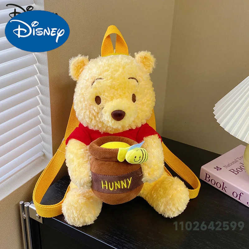 Disney Winnie The Pooh Backpack for Women 2025 New Fashion Cartoon Travel Outdoor Small Backpack Cute Versatile Girls Phone Bag H251212