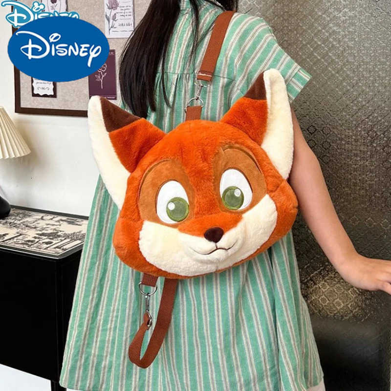 Disney Hot Sales Zootopia Backpack Kawaii Anime Cute Fox Nick Creative Fashion Large Capacity Storage Shoulder Bag Holiday Gift H251212