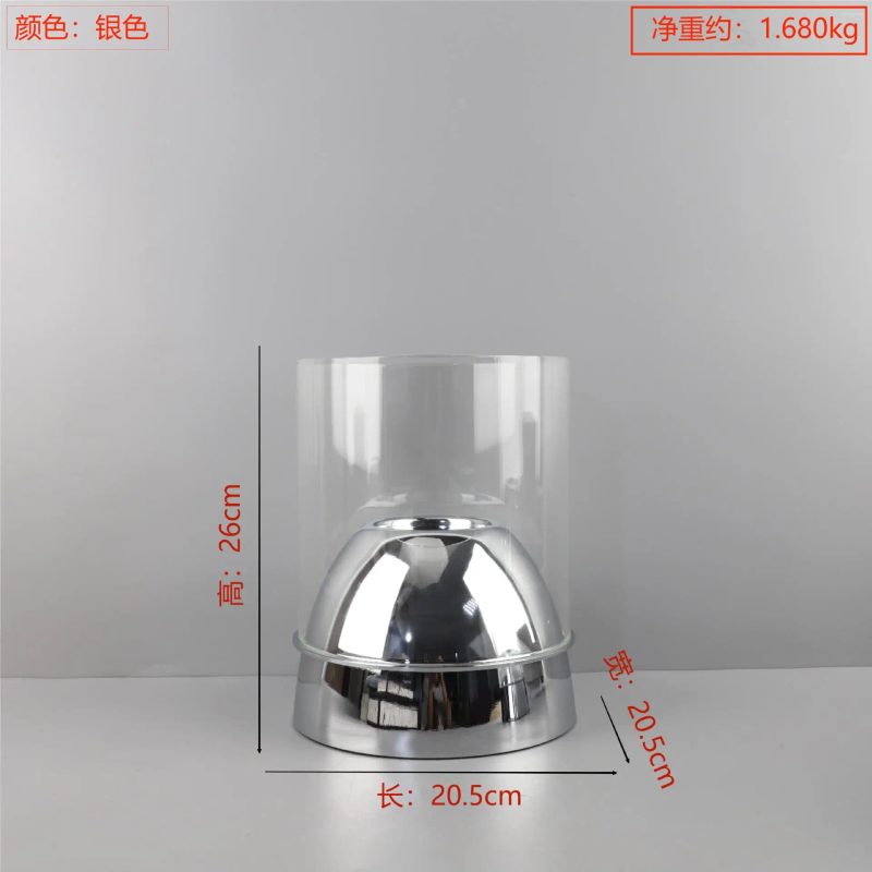 Candle Holders Geometric Metal Glass Menorah Candelabrum Candlestick Gold Semicircle Home Decoration Accessories Centerpieces XJ260305