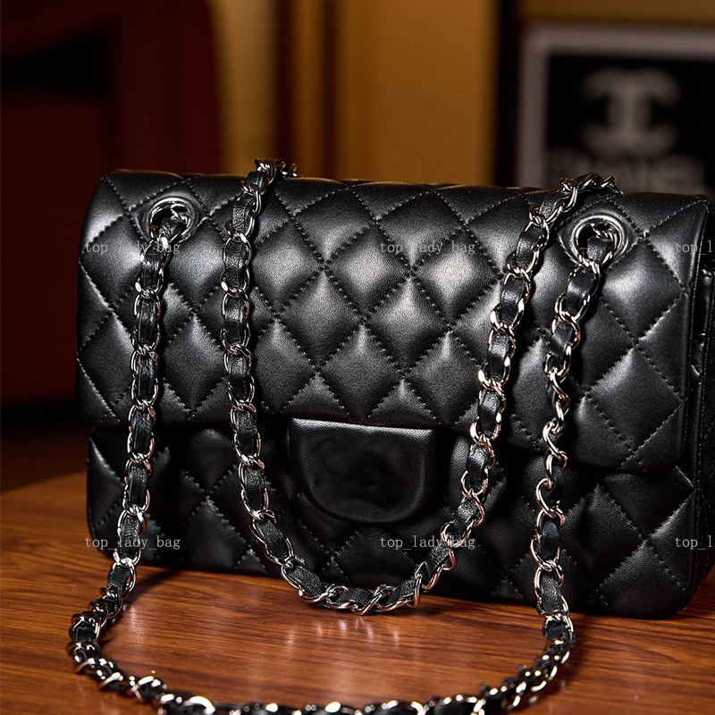 classics Flap Bag Mirror quality Desiginers shoulder bag handbag crossbody Chain Diamond Lattice Official imported Genuine leather famous chain bagss A01112