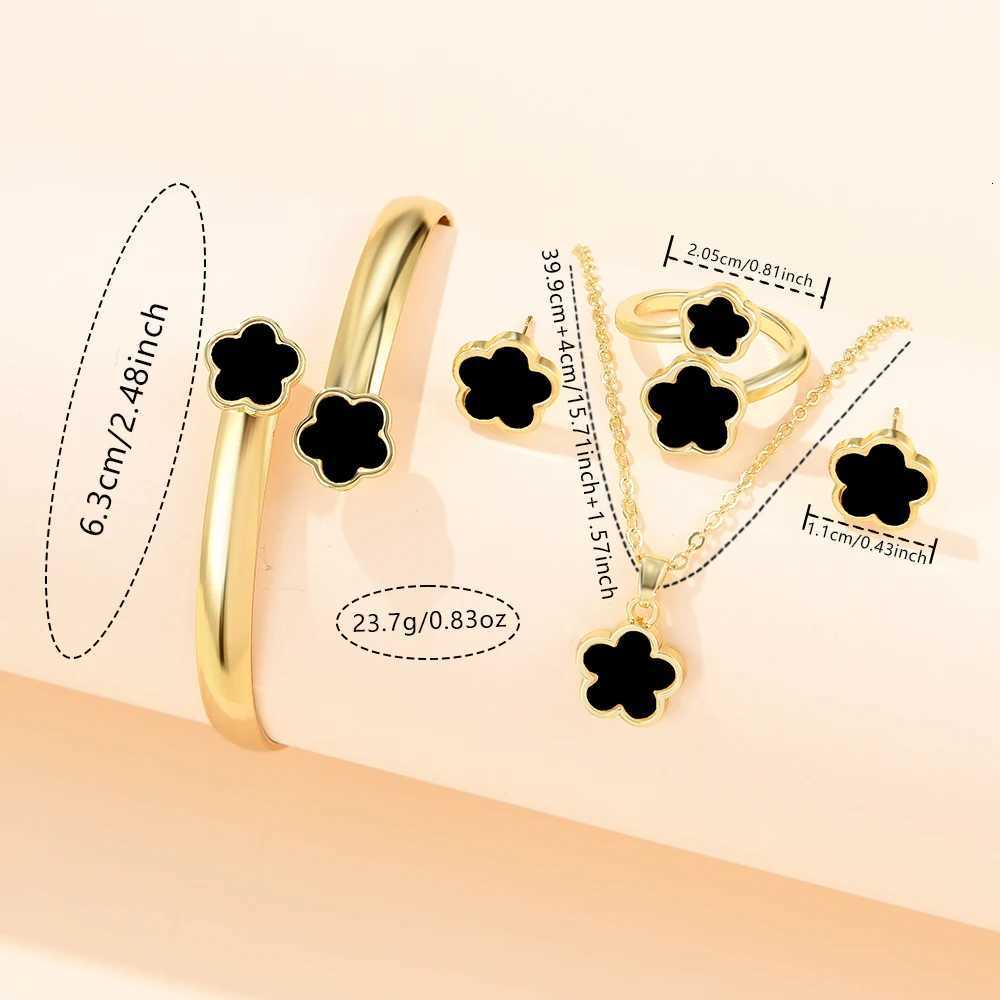 6Pcs/Set Women Gold Stainless Steel Strap Watches Fashion Rhinestone Quartz Wristwatch And Necklace Earings Rings Jewelry Set Y251212