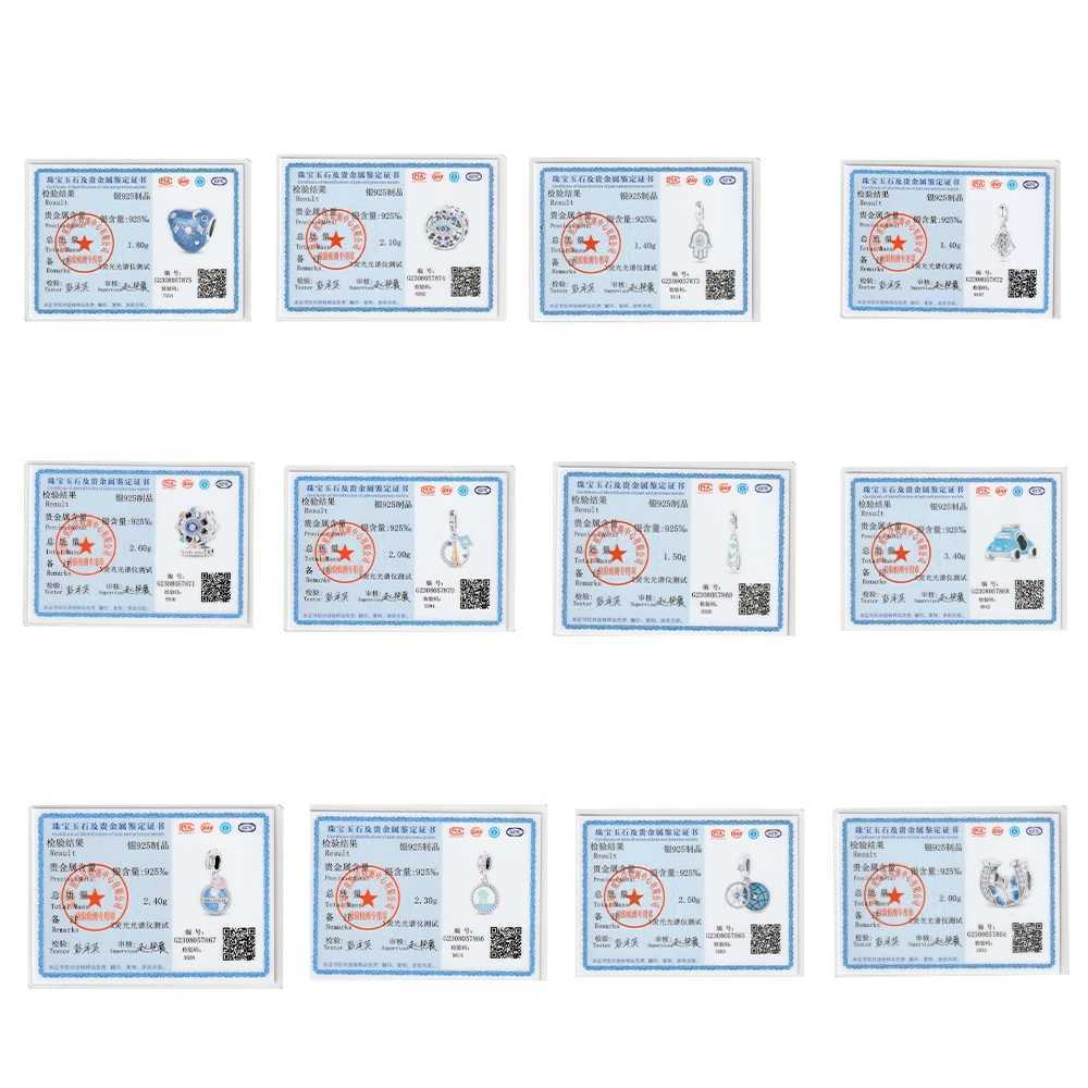 Rose Gold Zircon Beads Fit Bracelet Charms 925 Sier Jewelry Wen Diy Accories Y251212