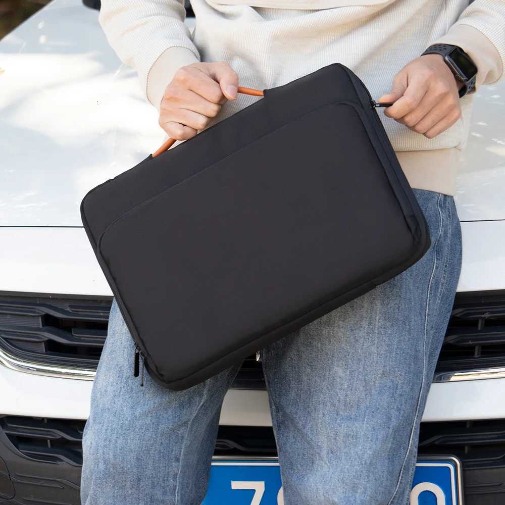 Laptop Sleeve Bag For MacbookMatebookHPDell Lenovo 14156 Inch Notebook Pouch Business Briefcase waterproof travel handbagT251212