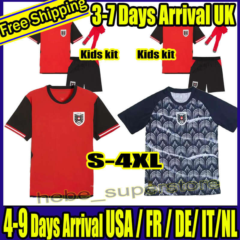 S-4XL 2026 2027 Austria Soccer Jerseys Mens 26 27 SABITZER POSCH XAVER DANSO Uniform GRILLITSCH GREGORITSCH BAUMGARTNER Football Shirt kids kit