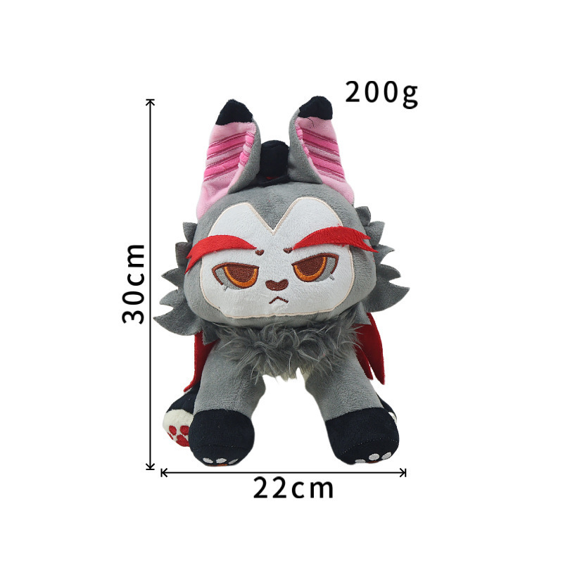 Cat Plush Toy Funny Angel Dust Alastor TV Fans Collecting Gift Cute Cotton Stuffed Plush Doll Kids for Birthday Present 250528