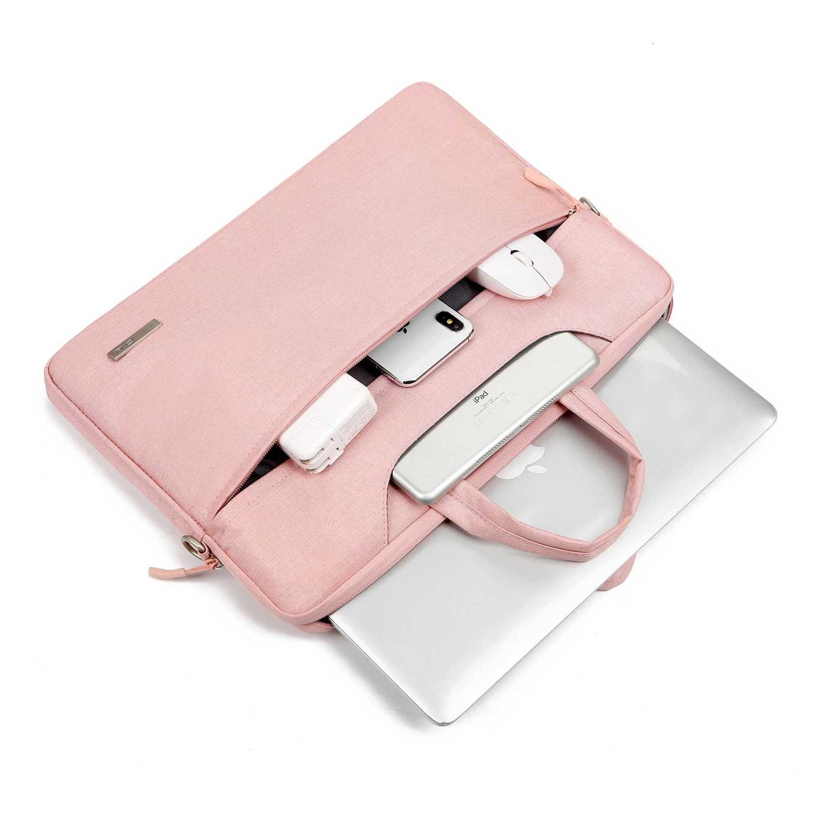 Laptop Bag Sleeve Case 12 133 156 14 inch Shoulder Notebook bag For Macbook Air Pro M1 Lenovo Dell Huawei handbag BriefcaseT251212