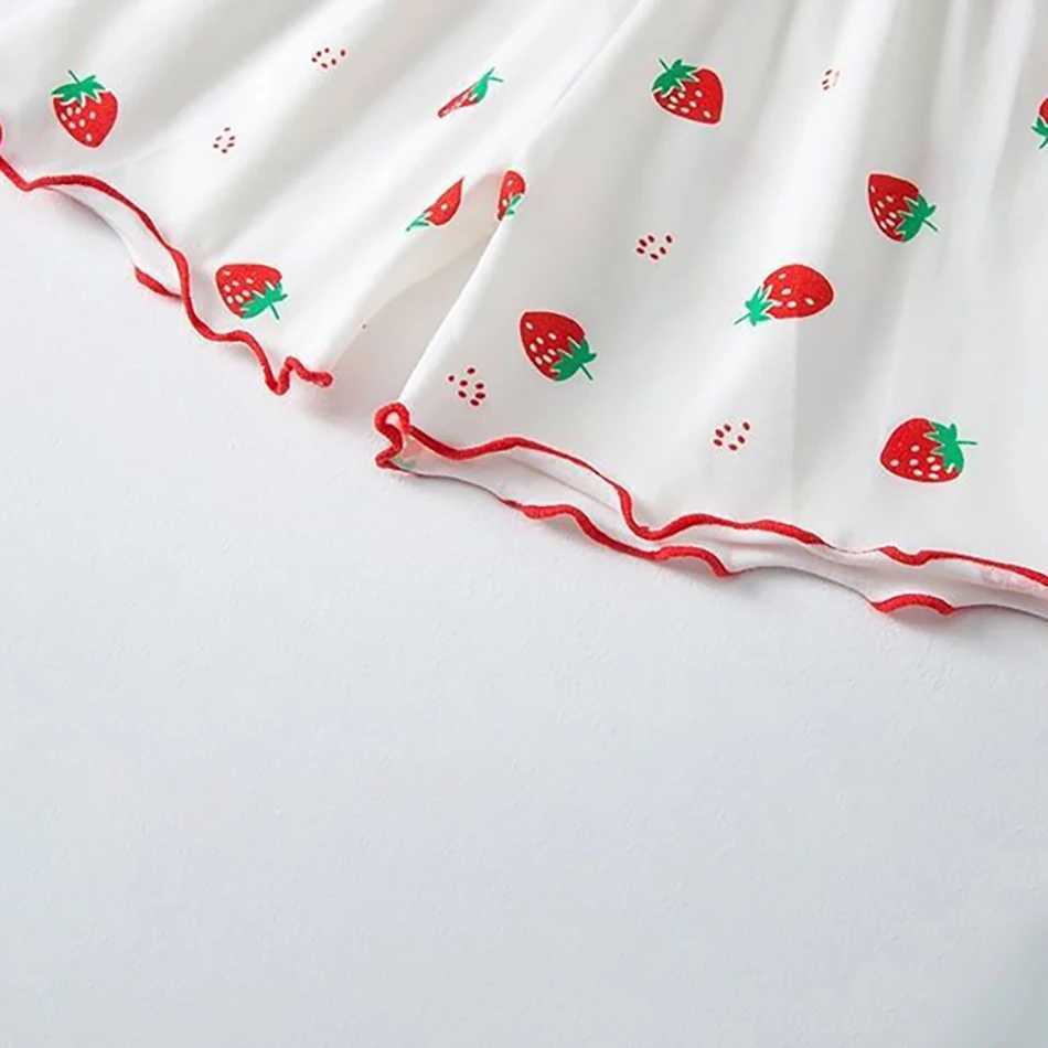 Girls Summer Pajama Sets Stylish Cartoon Pattern Printing Short Sleeve Top and Pants Made from Luxurious Cozy Ice Silk Material H260403