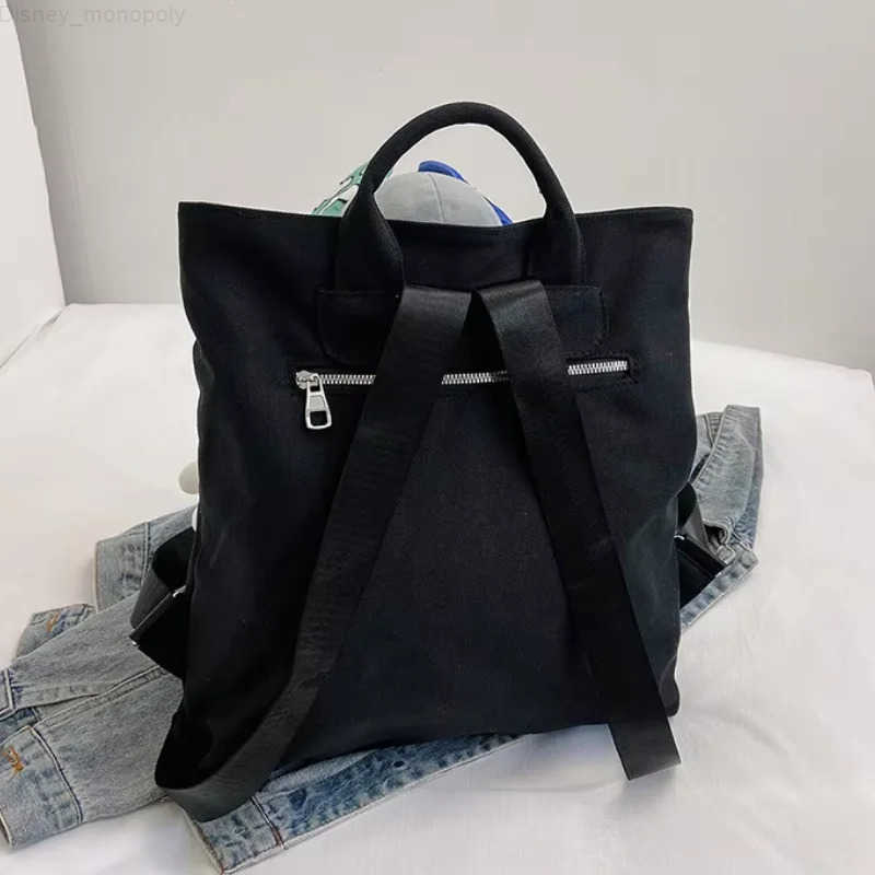 Disney Large Capacity Mickey Mouse Doll Backpack Cartoon Casual Womens Handbag Commuting Backpack Students School Bag H251212