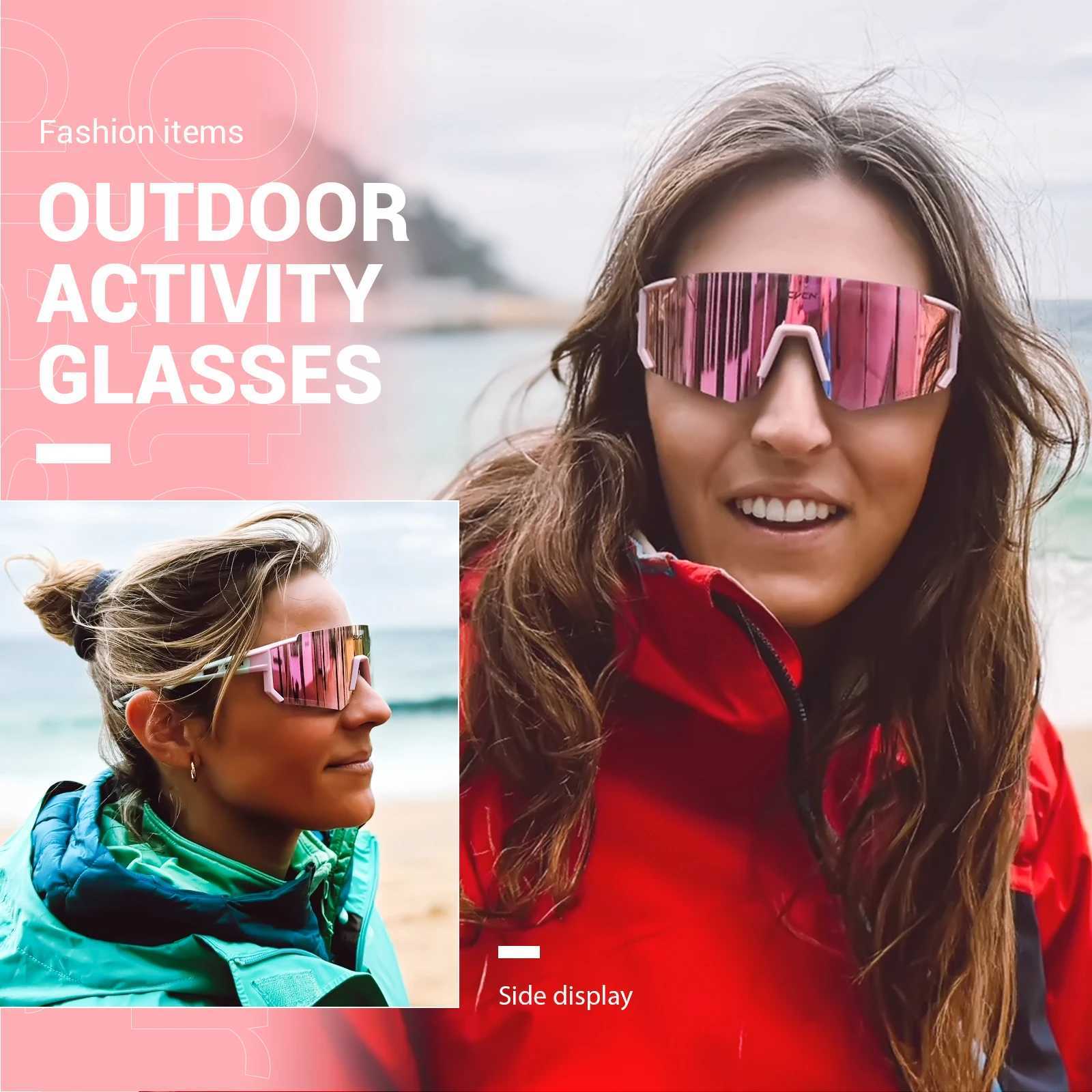 SCVCN New Outdoor Photochromic Sunglasses Sports Bike Cycling Glasses Man MTB Climbing Glasses Women Driving Bicycle Eyewear G251212